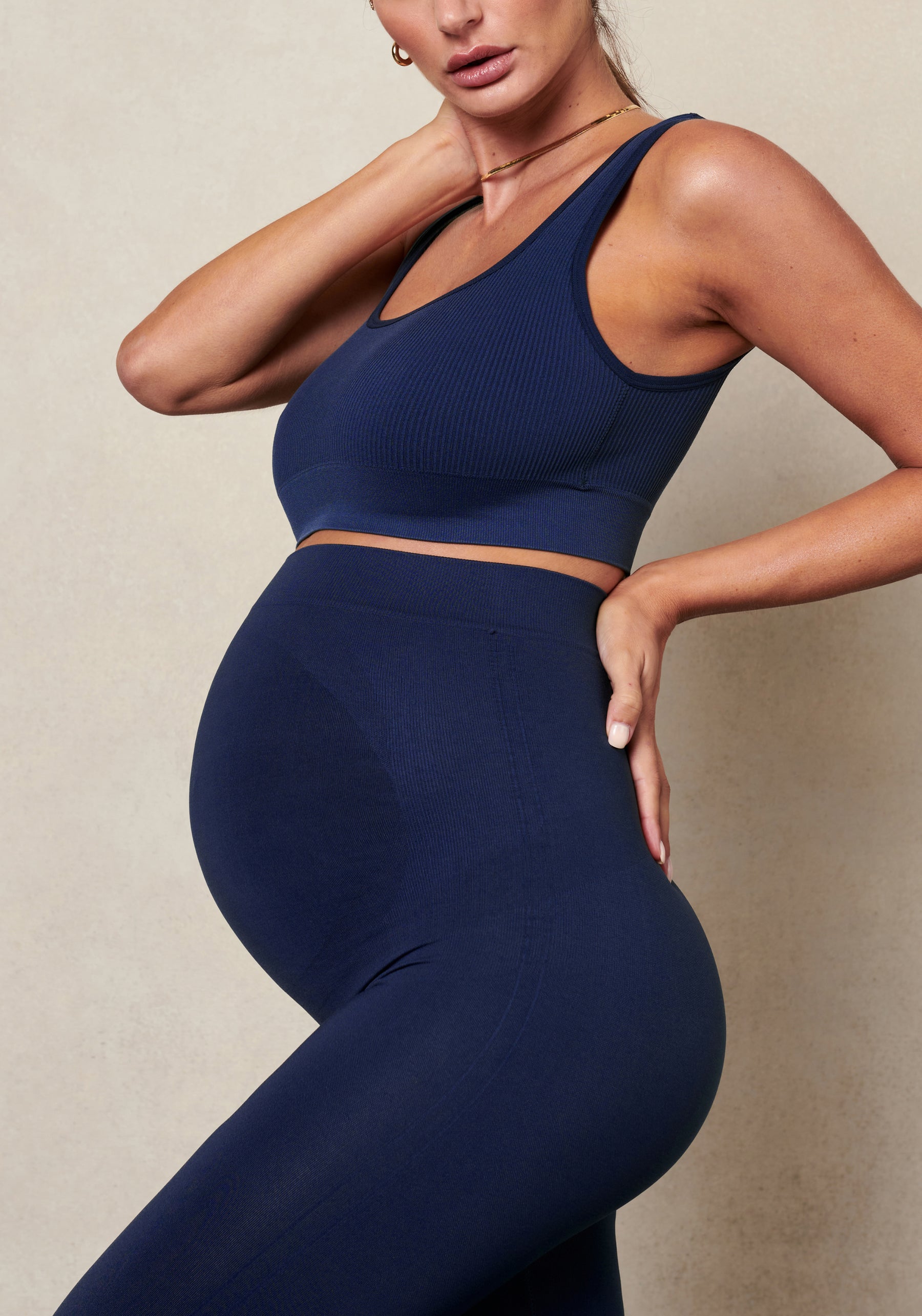 QRIC Maternity Leggings High Waist Belly Support Leggins for Pregnant Women  Pregnancy Skinny Pants Body Shaping Postpartum Trousers 