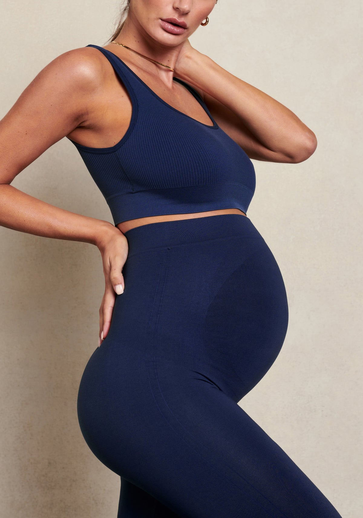 PLUS Size Maternity Leggings-Full Length - Black & Navy, Shop Today. Get  it Tomorrow!