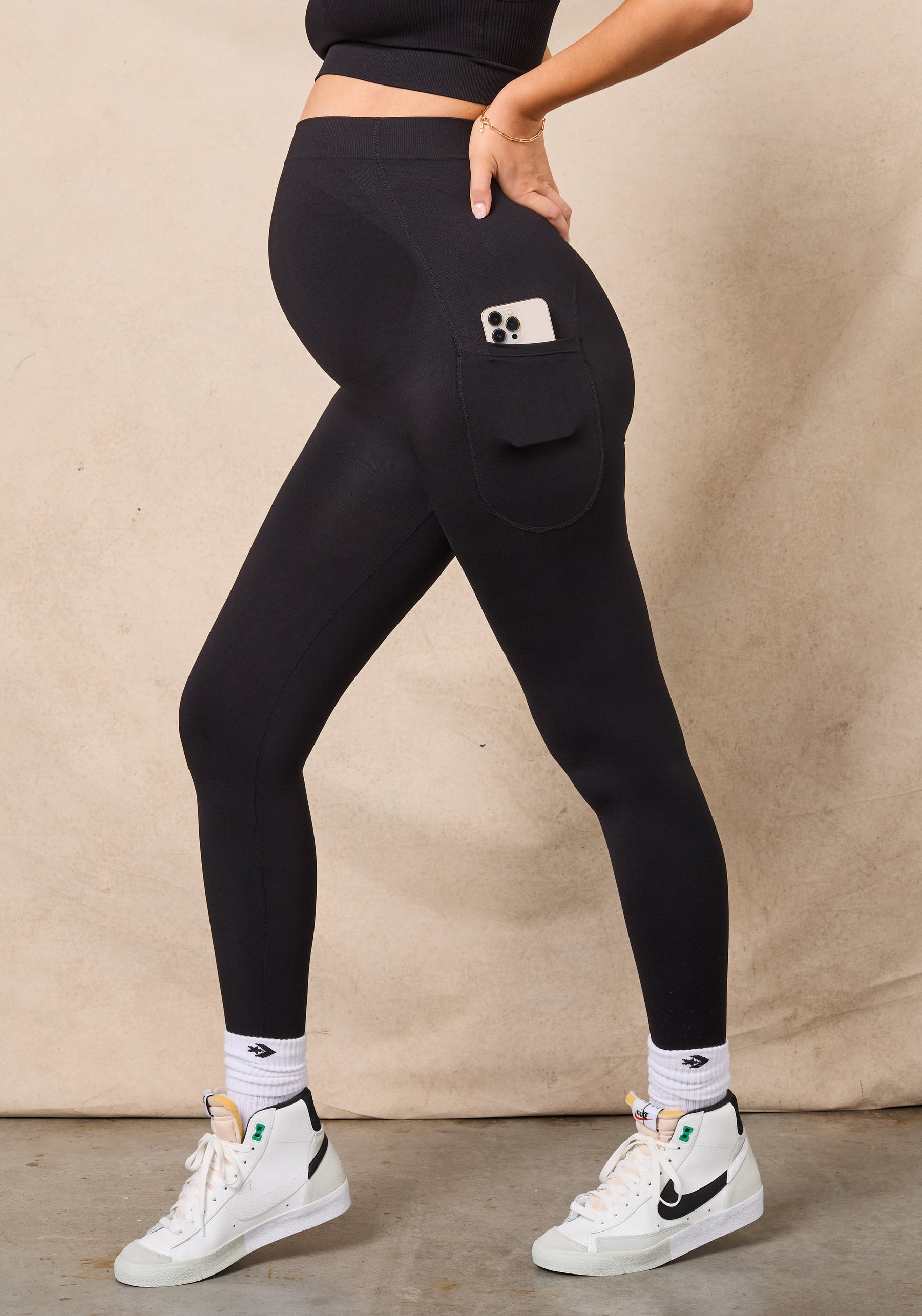  Leggings Depot Womens Maternity Leggings Over The Belly  Pregnancy Casual Yoga Tights-R707