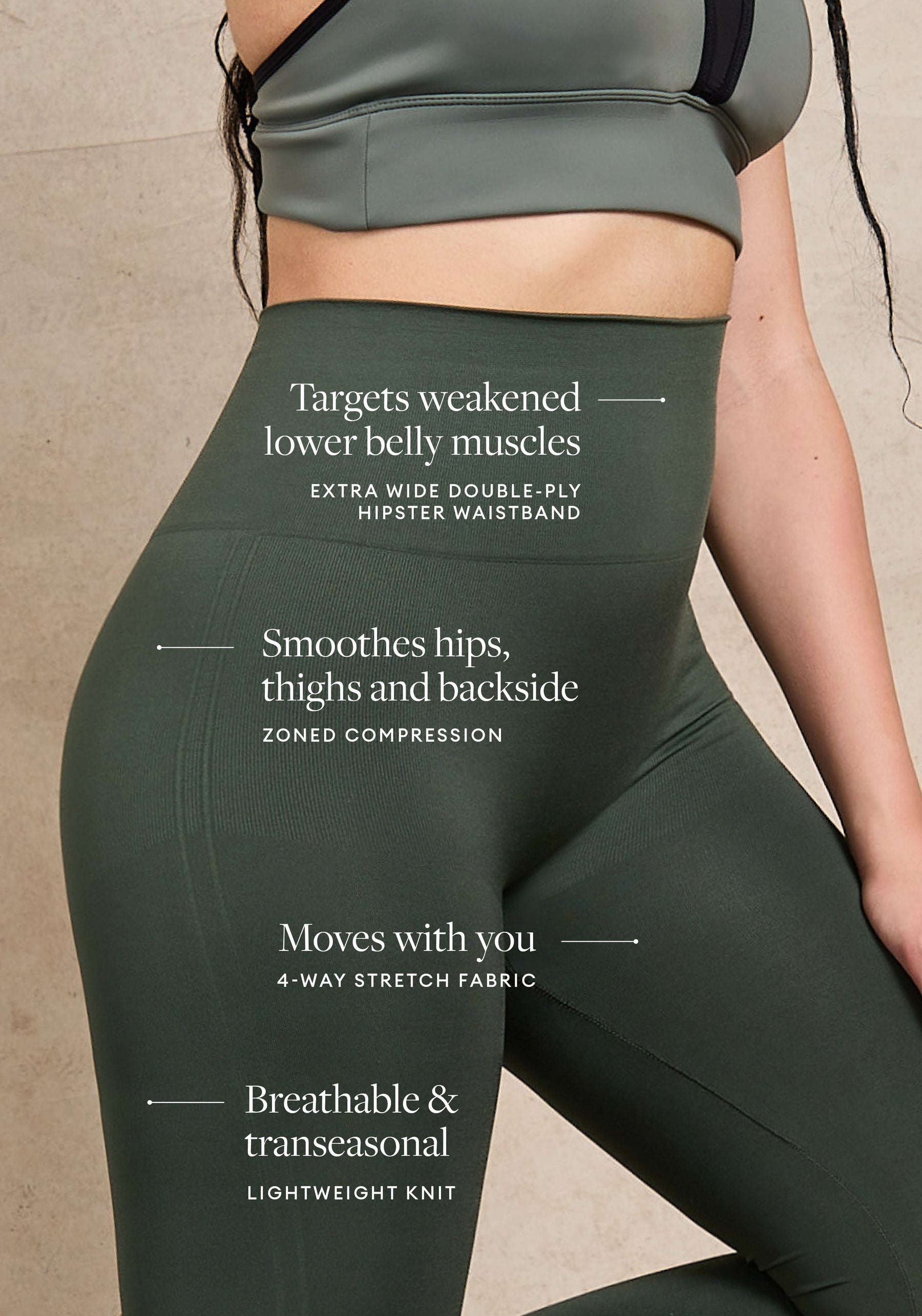 BLANQI® Everyday™ Hipster Support Leggings