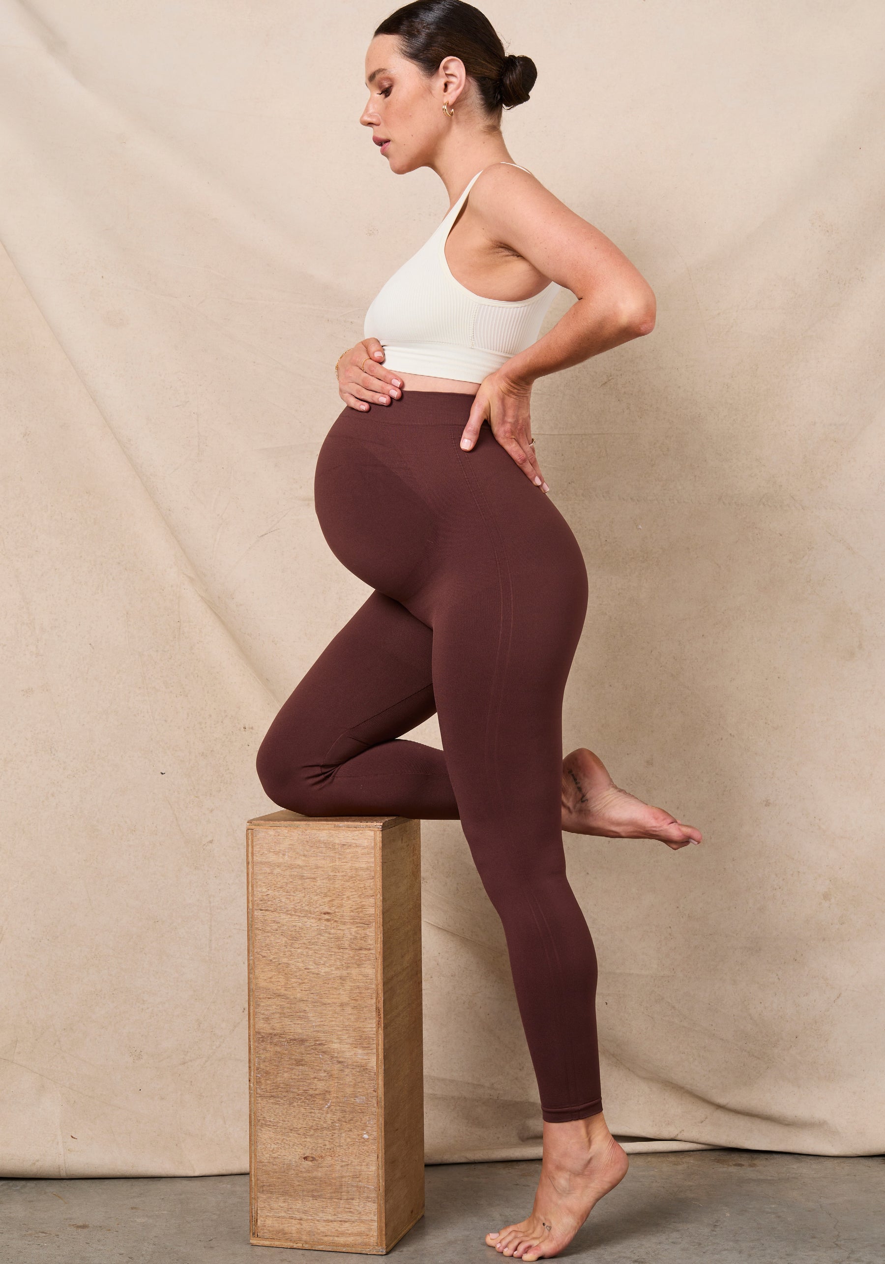 NWT $74 BLANQI [ XL ] Everyday Maternity Belly Support Leggings