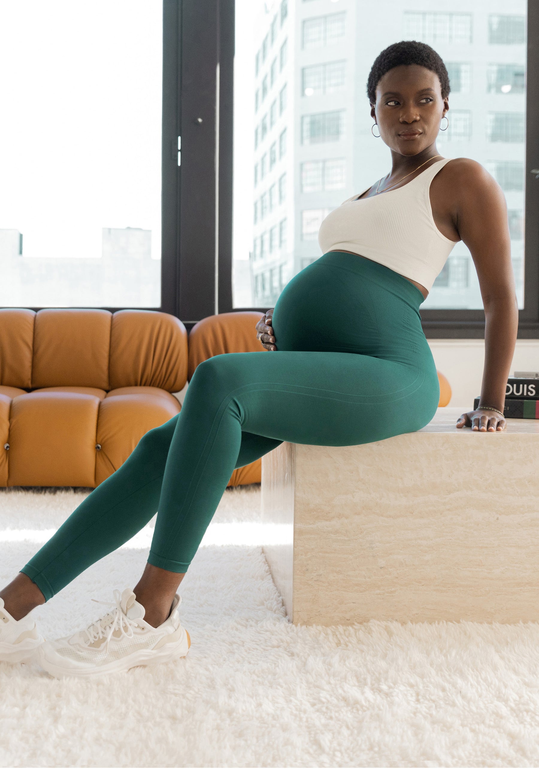 BLINKIN Women Maternity Pants for Pregnancy  Over The Belly Maternity  Leggings for Women (Black) : : Fashion