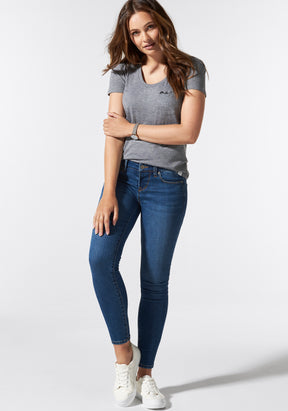 BLANQI Postpartum Support Skinny Jeans - Smoke Wash