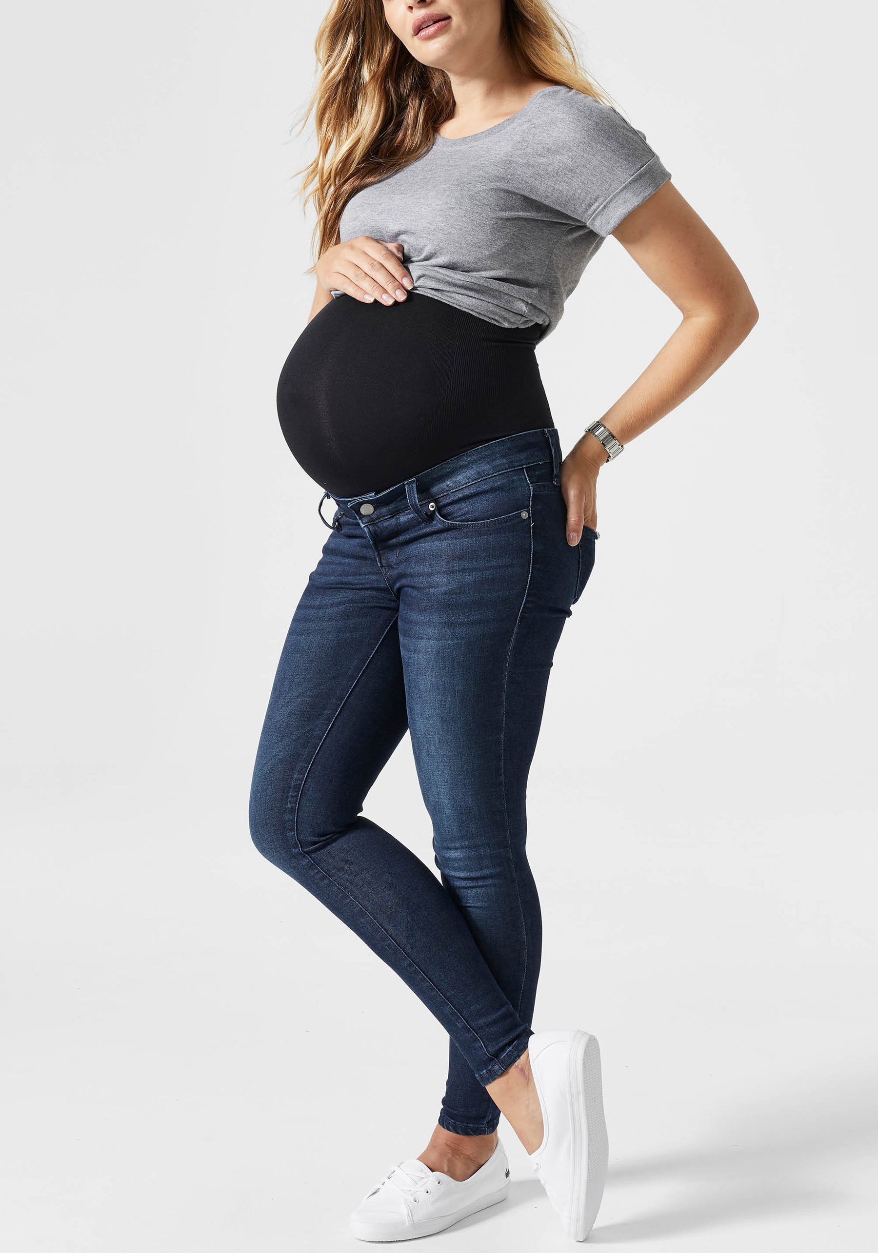 BLANQI® Denim Maternity Belly Support Skinny Jeans