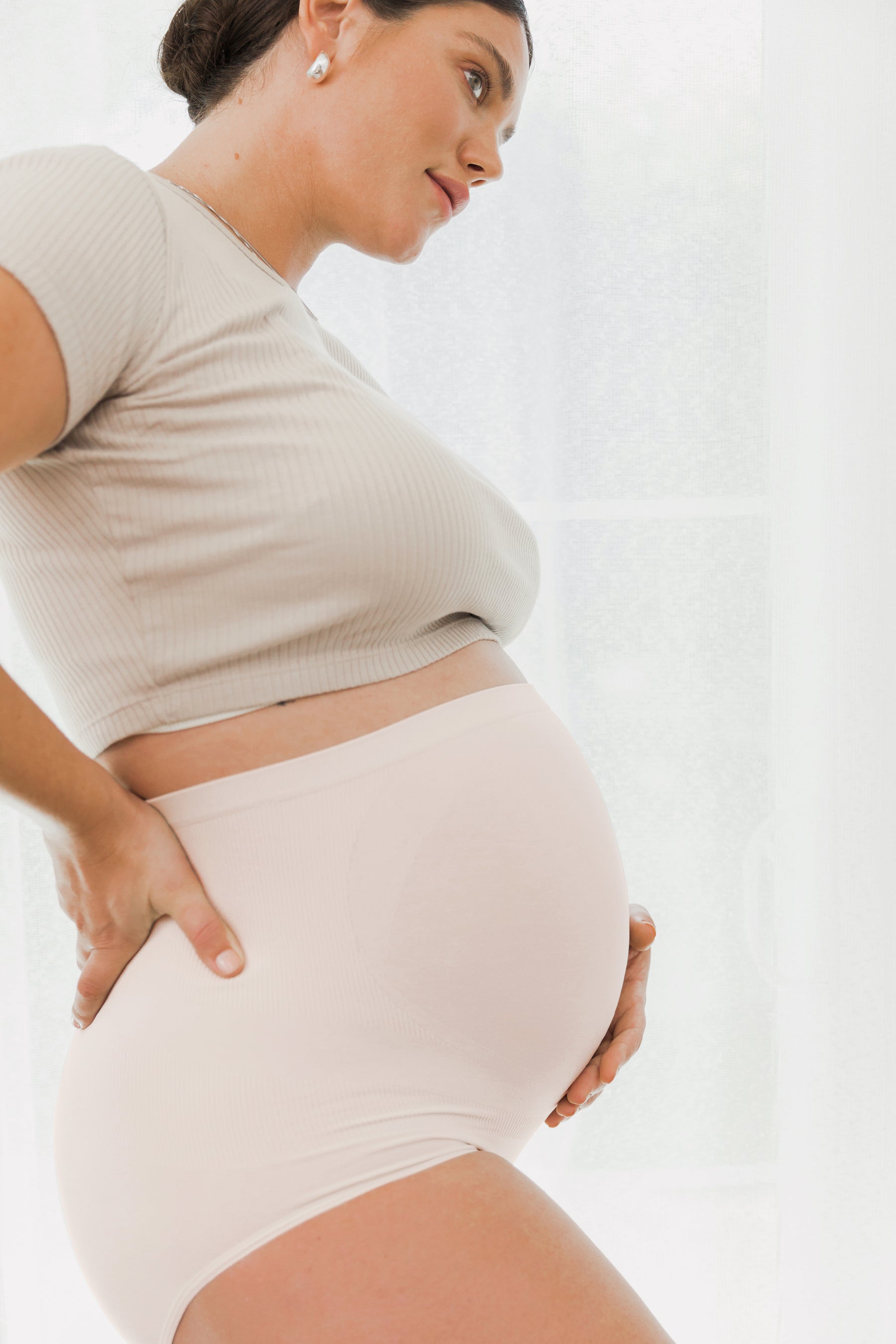 OMBMUT 6 Pack Womens Cotton Maternity Underwear, Healthy Pregnancy